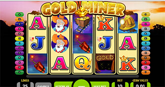 Gold minder slot screenshot