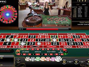 Live roulette