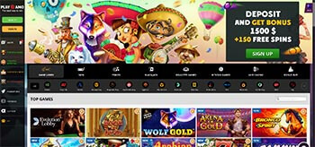 PlayAmo casino screenshot