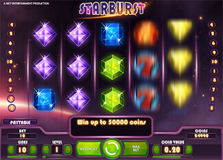 Starburst slot screenshot